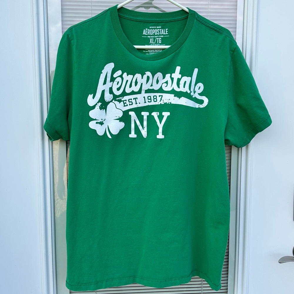 Vintage Aeropostale St Patrick’s Shamrock Tee